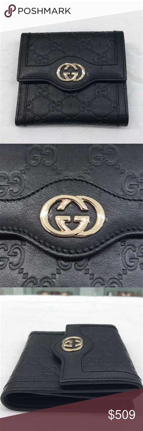 gucci initals on wallter|gucci wallet stitches longer.